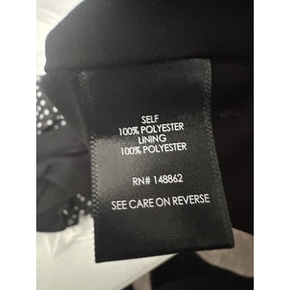 Torrid Sophie Black Polka Dot Sleeveless Chiffon Tank Shirt Size Large (0) - Picture 7 of 7